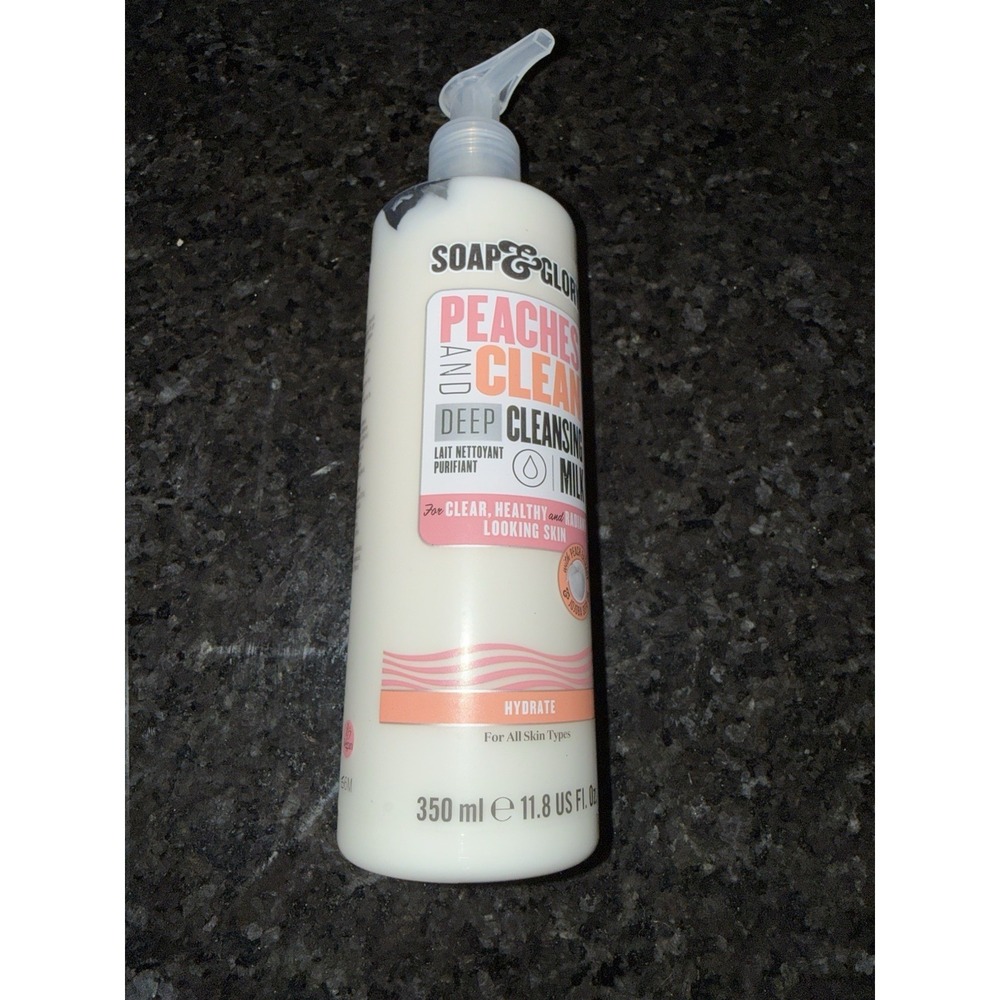 Soap & Glory Peaches & Clean Deep‎ Cleansing Milk Cleanser NEW